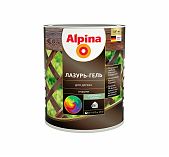 Лазурь-гель Alpina для наружных работ, тонкослойная, прозрачная 0,75 л