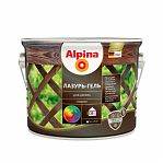 Лазурь-гель Alpina для наружных работ, тонкослойная, прозрачная 2,5 л