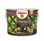 Лазурь-гель Alpina для наружных работ, тонкослойная, прозрачная 2,5 л