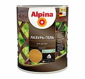 Лазурь-гель Alpina для дерева шелковисто-матовая, тик 0,75л 242161