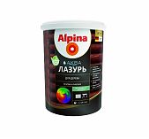 Лазурь для дерева Alpina Аква, шелковисто-матовая, орех 0.9 л