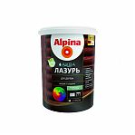 Лазурь для дерева Alpina Аква, шелковисто-матовая, палисандр 0.9 л