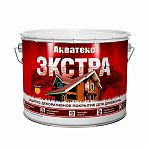 Защитно-декоративное покрытие Акватекс Экстра для древесины, полуглянцевое бесцветное 9 л