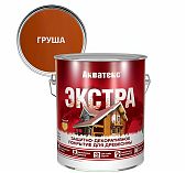 Защитно-декоративное покрытие Акватекс Экстра для древесины, полуглянцевое Груша 2.7 л