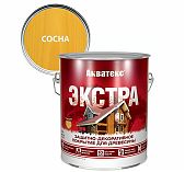 Защитно-декоративное покрытие Акватекс Экстра для древесины, полуглянцевое Сосна 2.7 л