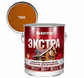Защитно-декоративное покрытие Акватекс Экстра для древесины, полуглянцевое Тик 2,7 л