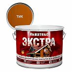 Защитно-декоративное покрытие Акватекс Экстра для древесины, полуглянцевое тик, 9 л