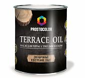 Масло Prostocolor Terrace Oil для террас с твердым воском, Белый, 0.75 л