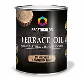 Масло Prostocolor Terrace Oil для террас с твердым воском, Cеквойя, 0.75 л