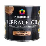 Масло Prostocolor Terrace Oil для террас с твердым воском, Серый шелк, 2.2 л