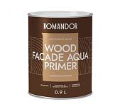 Грунт-антисептик Komandor Wood Fasde Aqua Primer 0.9 л 271042
