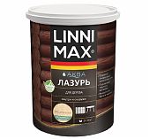 Лазурь для дерева Linnimax Аква, шелковисто-матовая, бесцветная 0.9 л