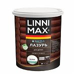 Лазурь для дерева Linnimax Аква шелковисто-матовая, белая, 0.9 л