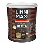 Лазурь для дерева Linnimax Аква, шелковисто-матовая, орех 2.5 л