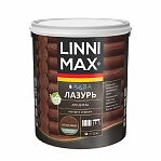 Лазурь для дерева Linnimax Аква, палисандр, коричневая 2.5 л