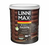Лазурь для дерева Linnimax Аква, палисандр, коричневая 2.5 л