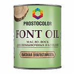 Масло-воск Prostocolor Font Oil для помывочных и купелей, без запаха, 0.75 л