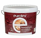 Защитно-декоративное покрытие Eurotex Аквалазурь для древесины Бесцветный 9 кг