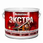 Защитно-декоративное покрытие Акватекс Экстра для древесины, полуглянцевое дуб, 9 л