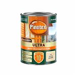 Лазурь Pinotex Ultra для древесины полуглянцевая влагостойкая база CLR 0,9л