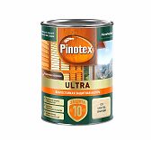 Лазурь Pinotex Ultra для древесины полуглянцевая влагостойкая база CLR 0,9л