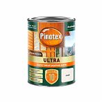 Лазурь PINOTEX ULTRA защитная влагостойкая для древесины белый 0,9 л