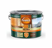 Лазурь Pinotex Ultra для древесины полуглянцевая влагостойкая ореховое дерево 9л