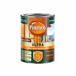 Лазурь Pinotex Ultra для древесины полуглянцевая влагостойкая тиковое дерево 0,9л