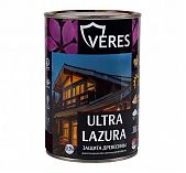 Пропитка Veres Ultra Lazura №9 Палисандр для наружных работ 0,9 л