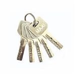 Механизм цилиндровый MAXI Locks C60 ключ/ключ AB, возможность перекодировки, бронза