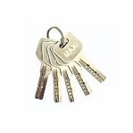 Механизм цилиндровый MAXI Locks C70 ключ/ключ AB, возможность перекодировки, бронза
