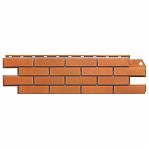 Сайдинг цоколь-панель кирпич красный