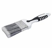 Кисть Black White Premium универсальная 50х15 мм, серебристая щетина, 2 К ручка 860-050