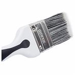 Кисть Black White Premium универсальная 50х15 мм, серебристая щетина, 2 К ручка 860-050