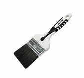 Кисть Decor Black White для грунта, чёрная щетина 75х15мм 840-075