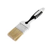 Кисть Decor Black White универсальная 120х15 мм, светлая смешанная щетина, 2К ручка 880-120