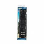 Удлинитель Uniel Travel S-CT3-1.8U BLACK 4USB, 3 розетки, 1.8 м, 2.5 кВт, черный
