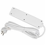 Удлинитель Uniel Standard S-GCD3-3B ПВС, с заземлением, 3 розетки, 3 м, 3.5 кВт
