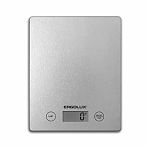 Весы кухонные Ergolux ELX-SK02-С03 электронные, стекло 15х20 см, серые, до 5 кг