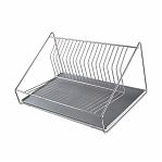 Сушилка для посуды Рыжий кот Bosito 39x24.5x18.5 см, хром