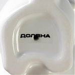 Подставка для яйца доломитовая Доляна Зайка 7384540 в золотом 6х8х11 см