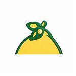 Доска разделочная Эльфпласт Lime фигурная, пластик, 8х240х345 мм