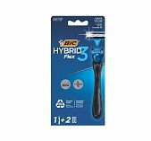 Набор для бритья Bic Flex 3 Hybrid станок, 2 сменные кассеты, 3 лезвия