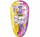 Станки одноразовые Bic Miss Soleil Colour (4 шт.) с тремя лезвиями
