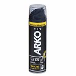Гель 2 в 1 для бритья и умывания с углём Arko men Black 200 мл