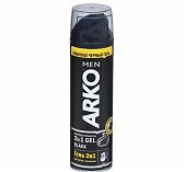 Гель 2 в 1 для бритья и умывания с углём Arko men Black 200 мл