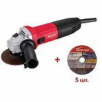Шлифовальная машина угловая WORTEX AG 1207-6