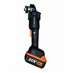 Аккумуляторная угловая шлифовальная машина Stromo AGA216 20В, 1акк, 4Ah, з.у.