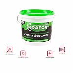 Краска в/д фасадная особопрочная KRAFOR 6,5 кг