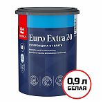 Краска Tikkurila Euro Extra 20 суперзащита от влаги, моющаяся для влажных помещений, База А, белая, 0.9 л